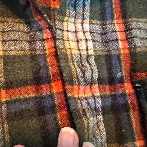 Vintage Pendleton Shirt Mens Large Outdoors Man Wool Plaid USA Made Grandpacore - Picture 4 of 11